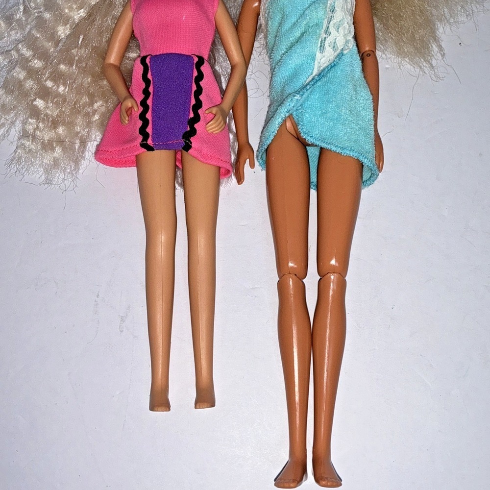 Vintage Barbie Doll Lot w/ OOAK Handmade Clothes & Bonnet TLC Mattel 1980s 1990s - Picture 5 of 8